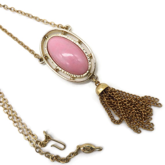 Vintage Sarah Coventry Pendant, Tassel Necklace, M