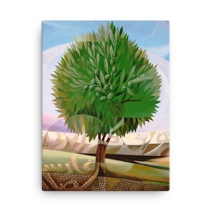 The Olive Tree Canvas Print Middle Eastern Art