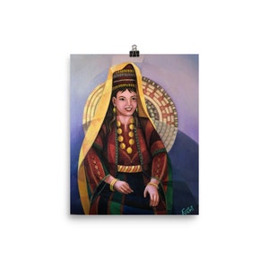 Matte Print Museum Quality – &quot;Traditional Arab Dress&quot; -- Middle Eastern Art