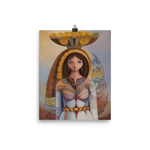 Matte Print Museum-Quality – &quot;Middle Eastern Princess II&quot;-- Middle Eastern Art