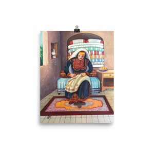 Matte Print Museum-Quality – &quot;Embrodiery&quot;-- Middle Eastern Art