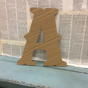 Cardboard Letters and Numbers. DIY Letters and Numbers. Different Sizes.  for Multiple Purposes. 