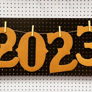 Banner de formatura de papelão reciclado 2023