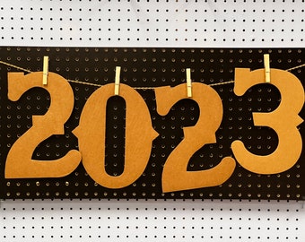 Recycled Cardboard Graduation Banner 2023