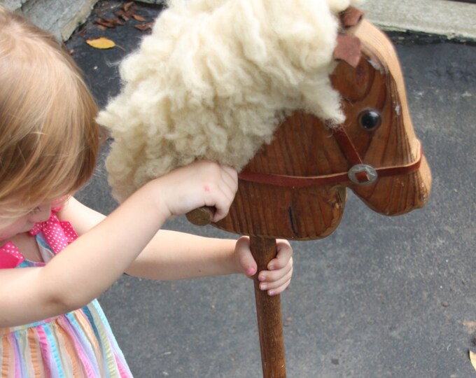 Wooden Stick Hobby Horse Rope Reins Bridle Child's Etsy