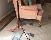 Antique Metal Lightning Rod Weather Vane Stand, Farmhouse Decor, Lodge Decor, Country Home