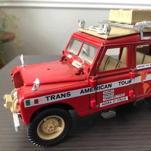 Polistil - 1/25 - Land Rover trans American Tour En Boite Avec Sa Notice 48453614