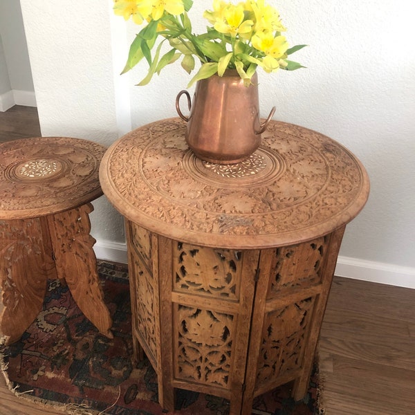 Boho Side Table Etsy
