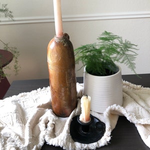 Antique Tall Water Jug by George Brusser  Vintage Elegance Collectible Rustic Decor
