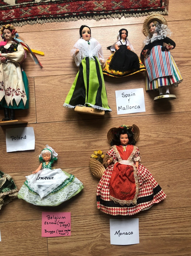 Vintage Gas Station Dolls Dolls of the World Arco Dolls Etsy