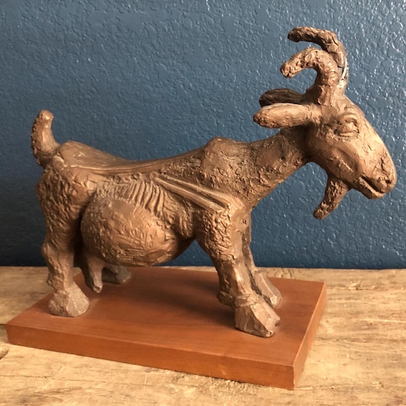 Pablo Picasso Art Sculpture Picasso Goat Sculpture Mid Century Sculpture Abstract Picasso Nanny Goat Statue Austin Productions Brutalist Art