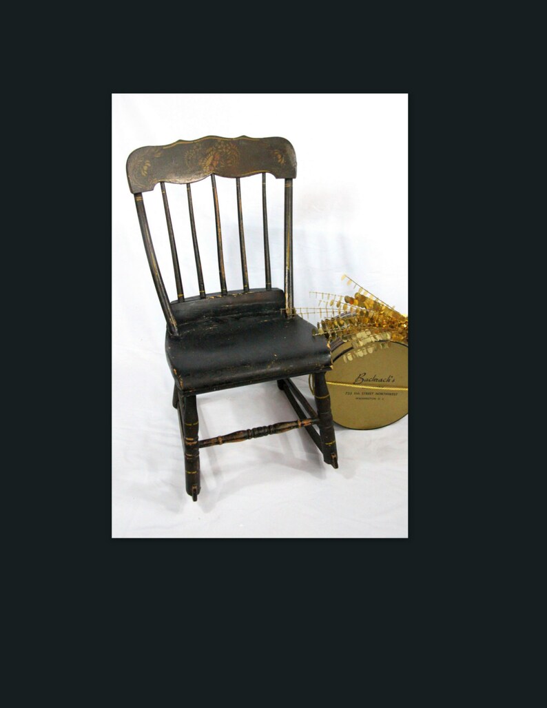 Boston Rocking Chair Antique Baby Boston Little Boston Etsy