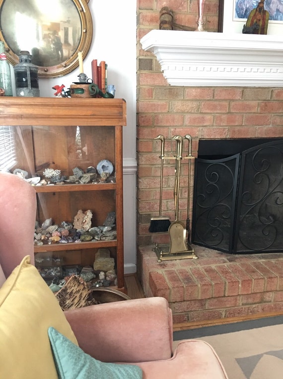 Duck Head Fireplace Tool Set Brass Fireplace Decor Duck Etsy