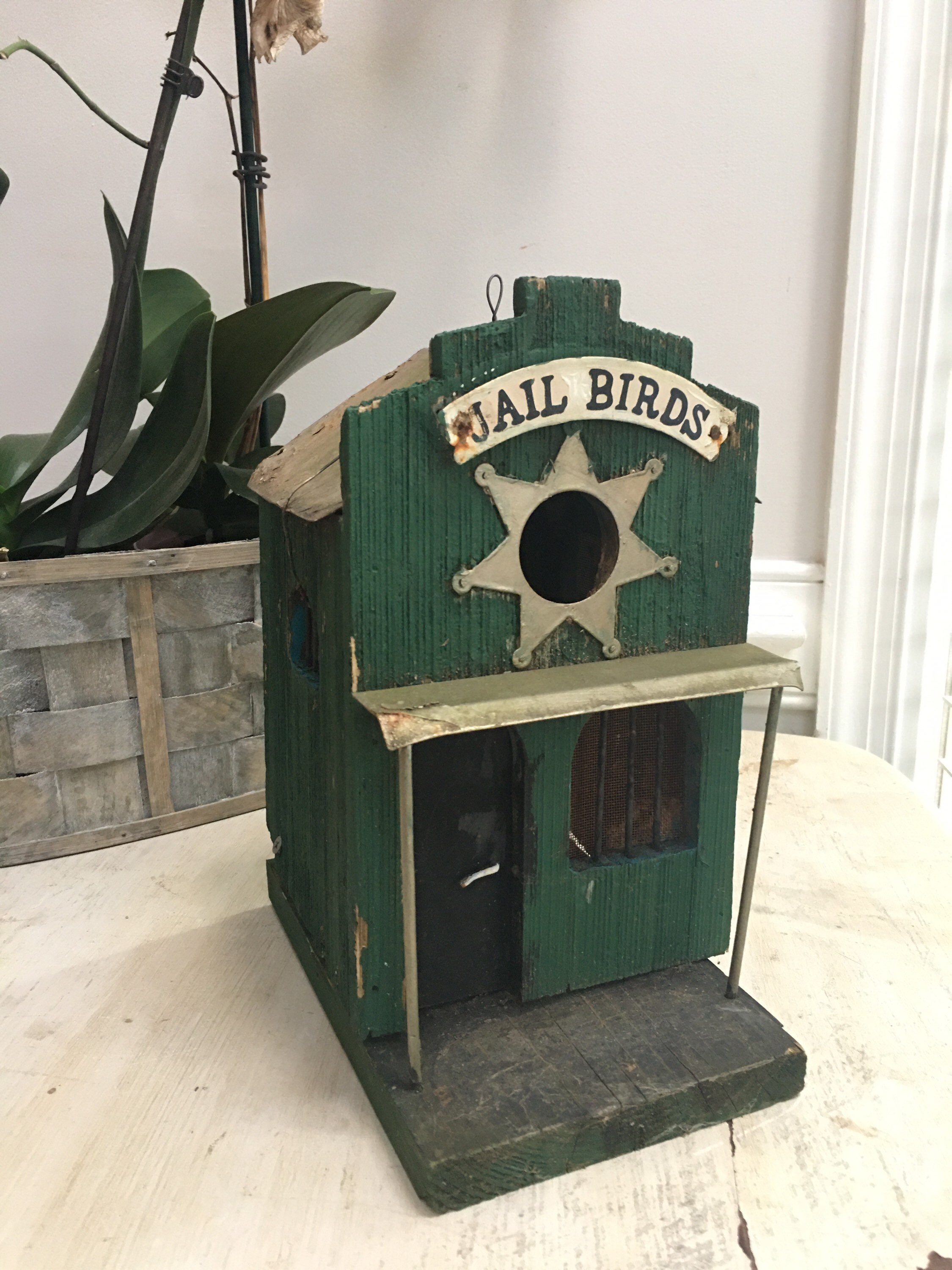 Vintage Jail Birds Western Style Jail Bird House Etsy