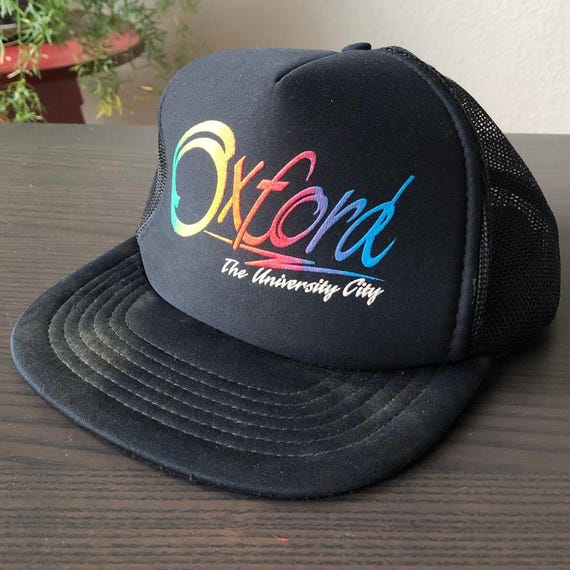 Vintage Oxford Baseball Hat Ball Cap The University City Rare Oxford Hat