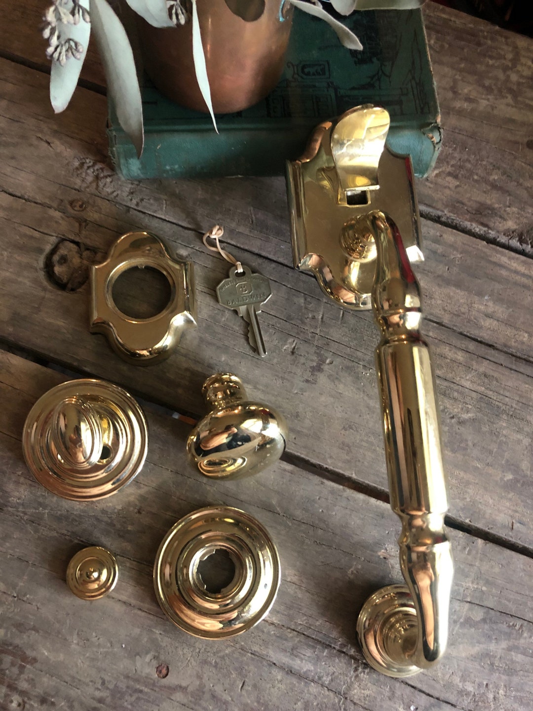 Assorted Baldwin Brass Door Hardware Brass Door Handle With Etsy