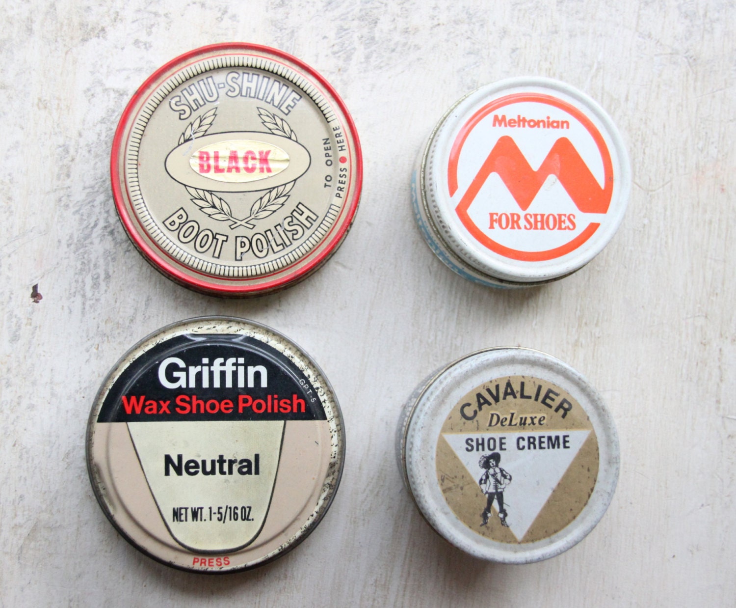 Collection of Shoe Polish Tins Shu shine Griffin Meltonian Cavalier Americana Father s Day Tin Collection Man Cave WTH 1523 Etsy