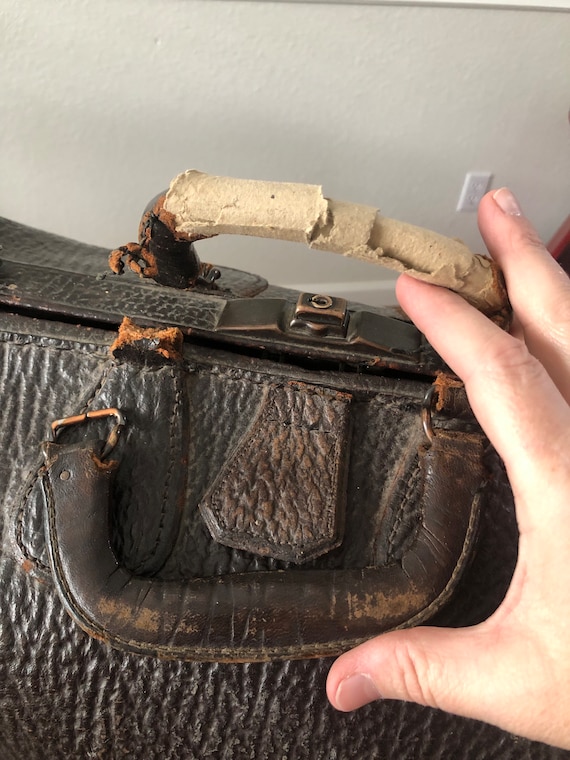 Vintage Doctor Bag Vintage Leather Bag Apothecary Vintage Medicine