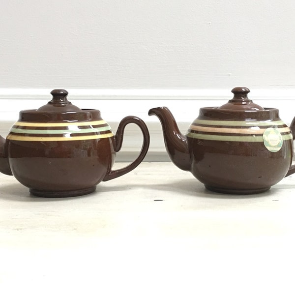 Redware Teapot Etsy