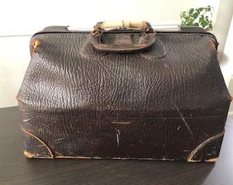 Vintage Doctor Bag Vintage Leather Bag Apothecary Vintage Medicine