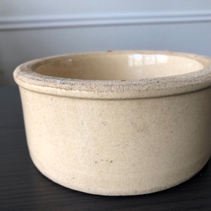Stoneware Bowl Vintage Roseville RRP Stoneware Ceramic Pottery Roseville Ohio Thick Dish/Bowl  Robinson Ransbottom Ironstone