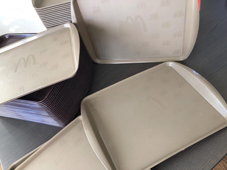 Mcdonalds Serving Tray Restaurant Trays Plastic Tray Early 1980s mcdonalds-serving-tray-restaurant-trays-plastic-tray-early-1980s