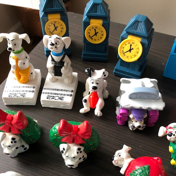 Set of Disney 101 Dalmatians McDonalds Toys  Vintage Adorable Fun Toys Collectible Dogs McDonalds Give Aways