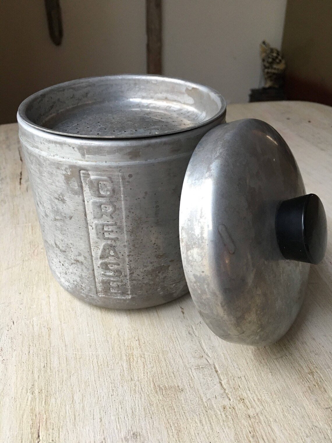 Aluminum Grease Saver 1950s Mid Century Kitchen Bacon Etsy