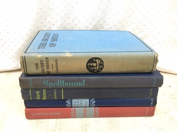 Five Vintage Mystery Books Collection - Tower Mystery Editions, World Publishing Company, Romance, Danger, Suspense, Intrigue, Exciting