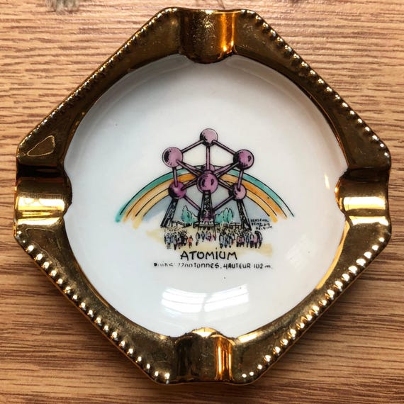 Atomium Ashtray from the 1958 Brussels World Fair Modernist Building in Belgium Modern Design