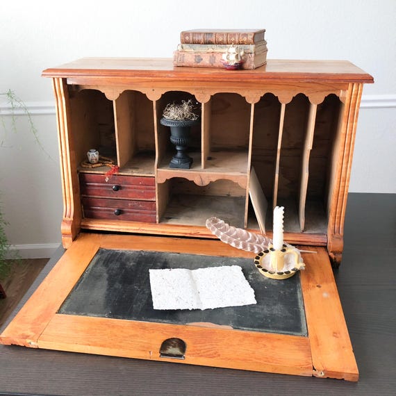 Secretary Desk Accessory Writing Desk Organizer Desk Drawers Office Accessory Mail Organizer Writing Letter Storage Portable Writing Desk