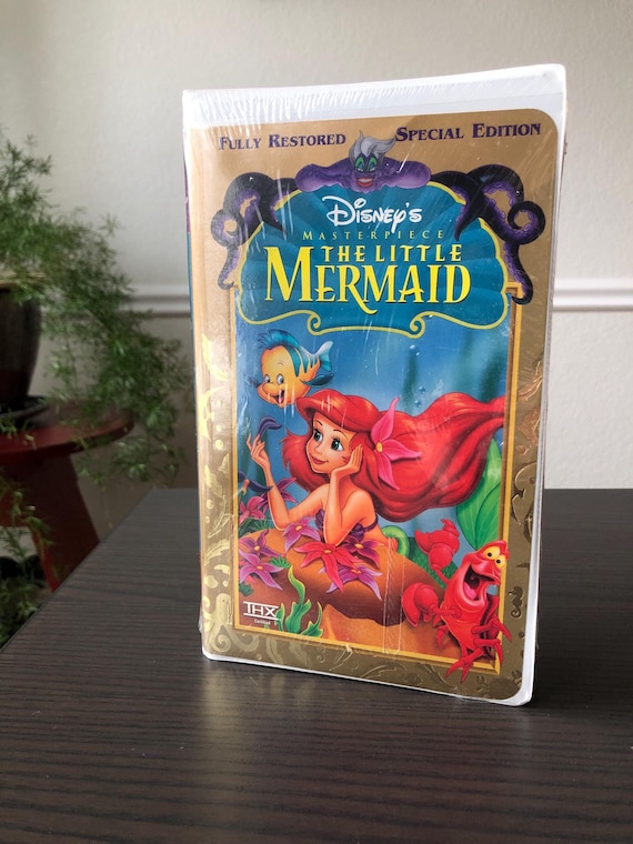 The Little Mermaid VHS Fully Restored Special Edition Disney Walt Disney Masterpiece Classic Kid's Film 1989 1980s Disney Film