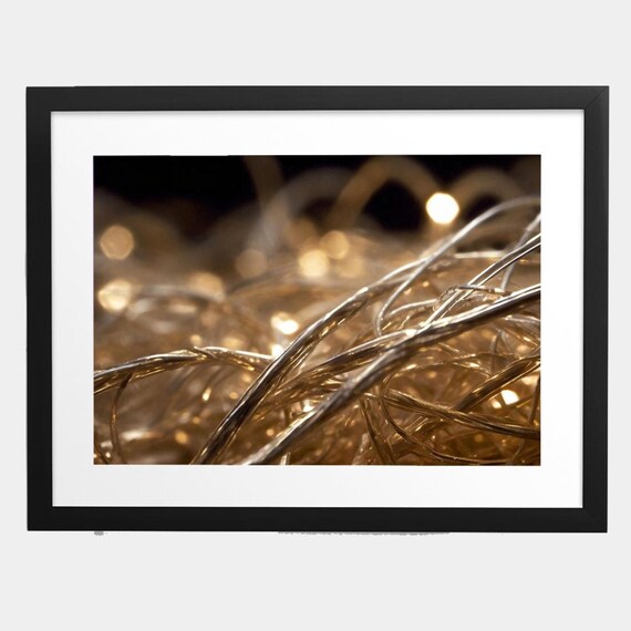 Thinking Inescapable Wall Art Digital Download Frame TV Art Golden Light Textured Detail Reflective Quality Office Decor