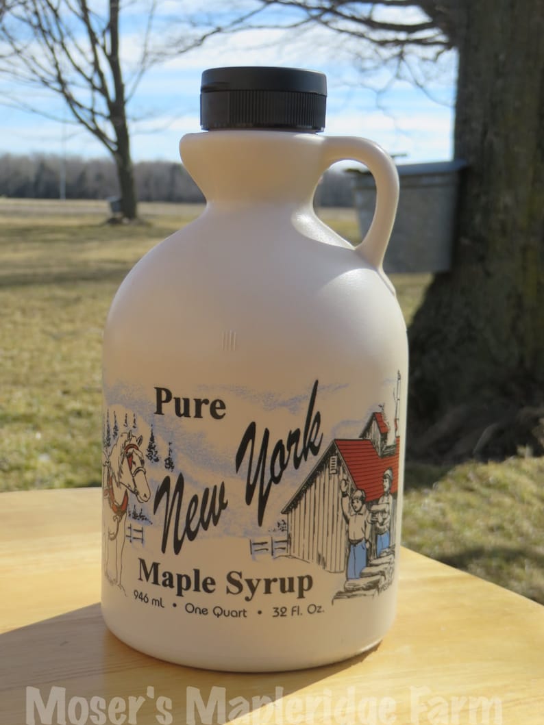 Pure Maple Syrup, New York Maple Syrup, Quart Maple Syrup, Maple Syrup