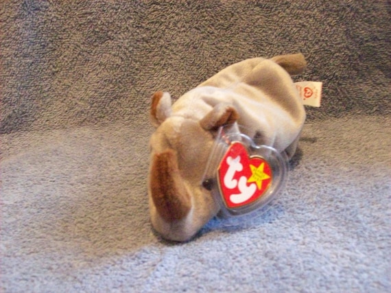 Spike The Rhinoceros Ty Beanie Baby Retired 1998