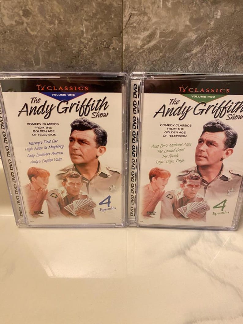 2 Sides Riffith The Andy Griffith Show TV Classics DVD Box Set – 4 Disc Collection, 16 ...
