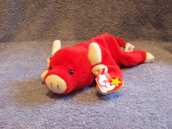 red pig beanie baby