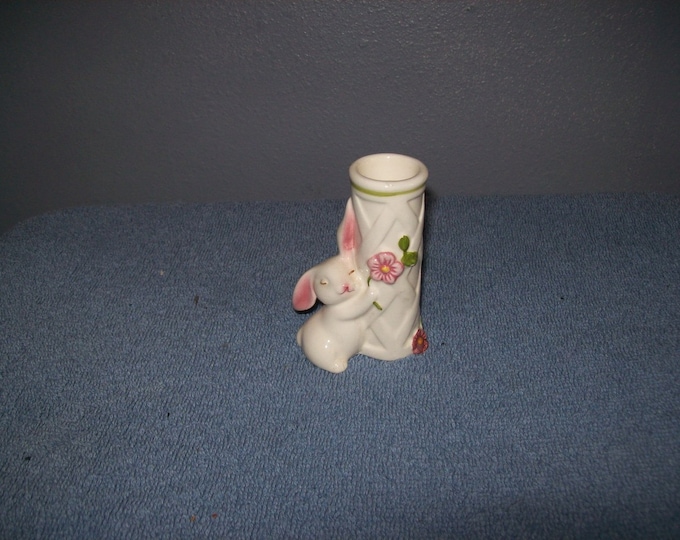 Vintage Avon 1986 Bunny Bud Vase Etsy