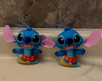 Set of 2 - McDonald's Happy Meal Disney STITCH TOYS #1 Surfer Stitch