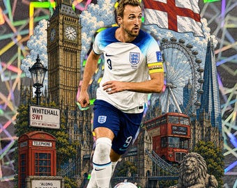 England Fifa Club World Cup Harry Kane DT Downtown Card - CUSTOM Artwork