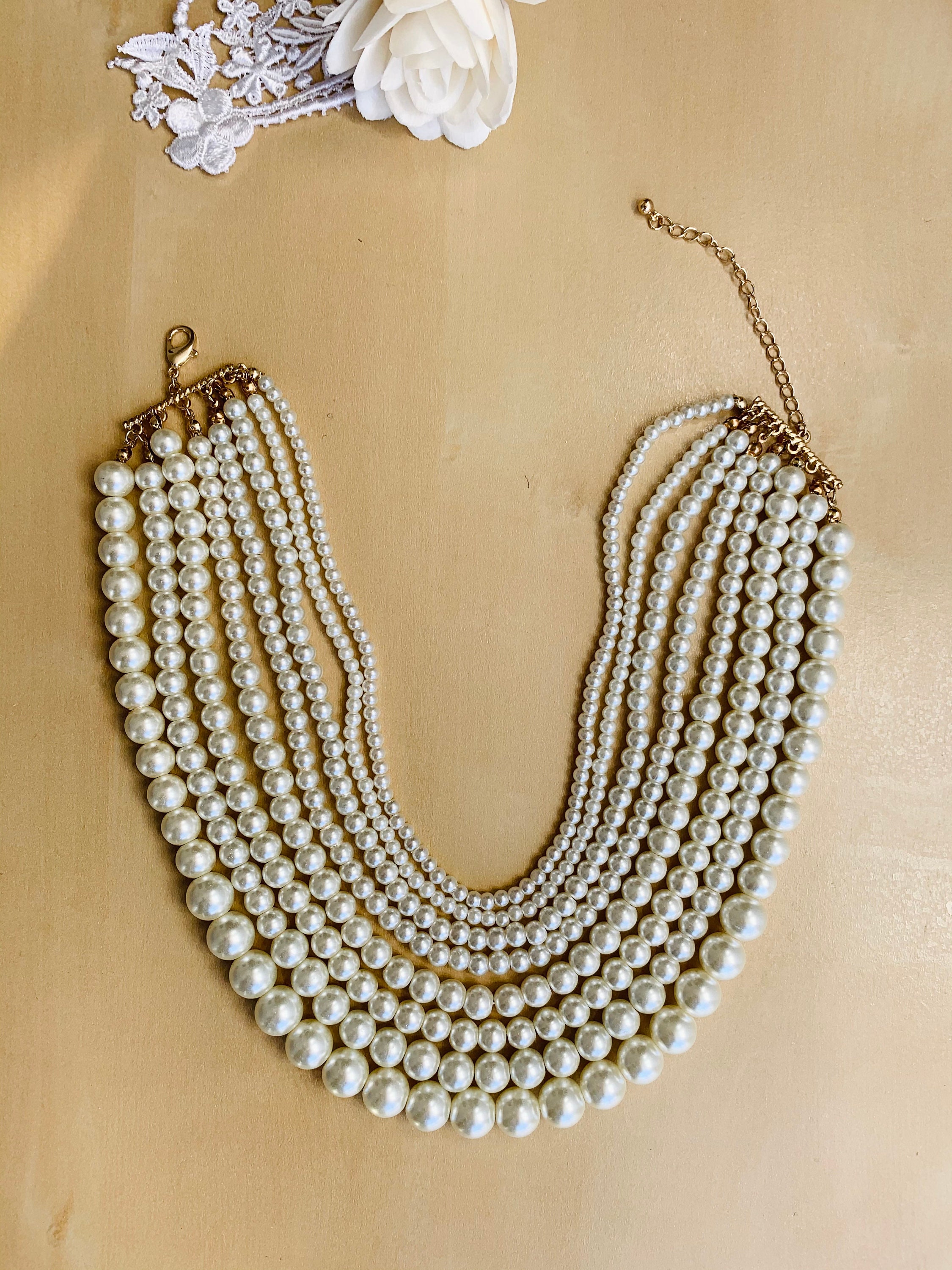 big wedding necklace