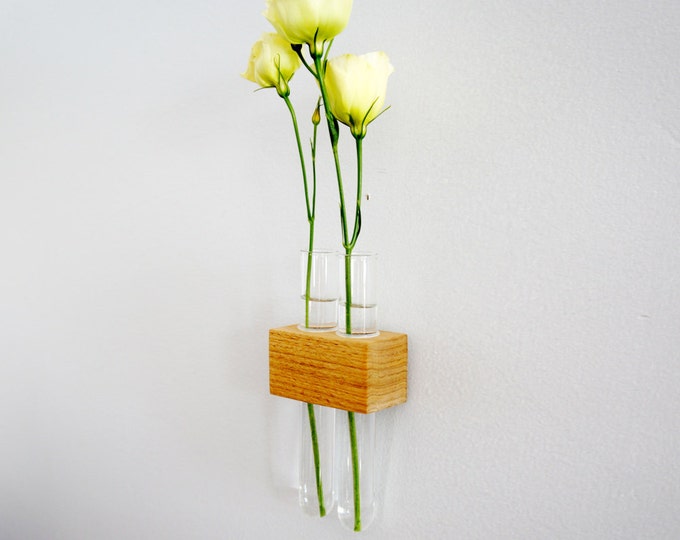 Hanging Test Tube Flower Bud Vase Etsy