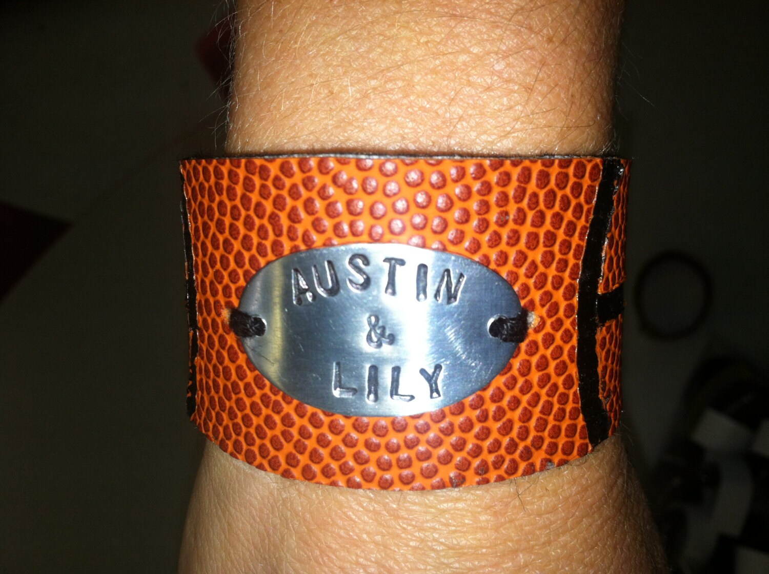 Personalized Basketball Bracelet Etsy