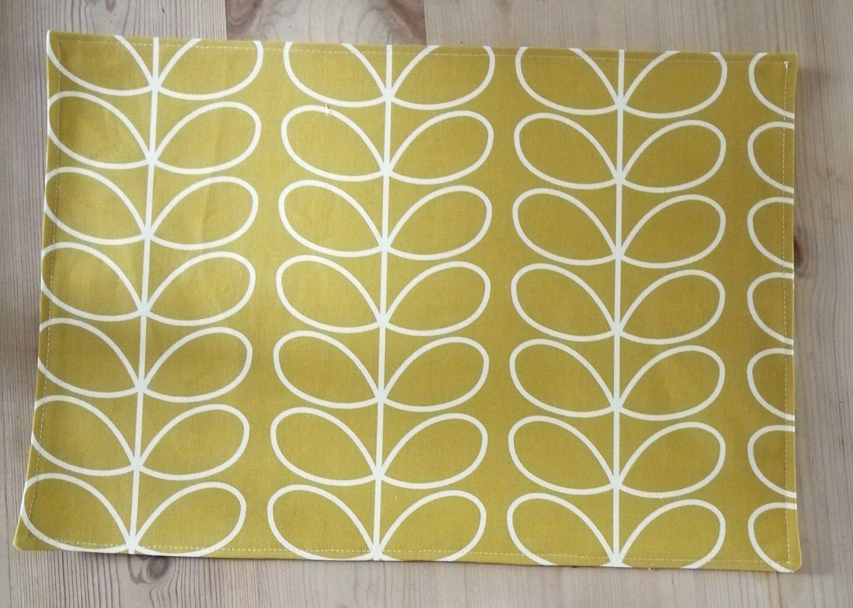 Orla Kiely Linear Stem Fabric Placemats Seven Colours Free Etsy