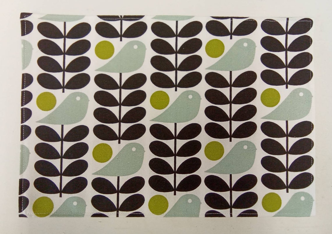 Placemat Orla Kiely Early Bird Free P&P Etsy