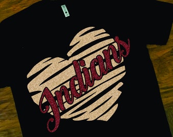 cleveland indians bling shirts
