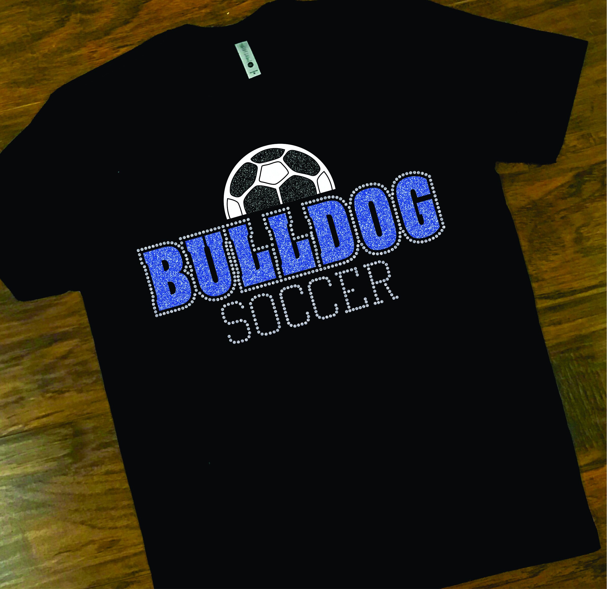 Bulldog Soccer Shirt School Spirit Bulldog camiseta Soccer Etsy