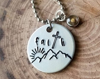 Mustard Seed Necklace, Mustard Seed Faith, Hope Necklace, Matthew 17:20, Encouragement Gift, Faith Jewelry, Cross Necklace, Christian Gifts