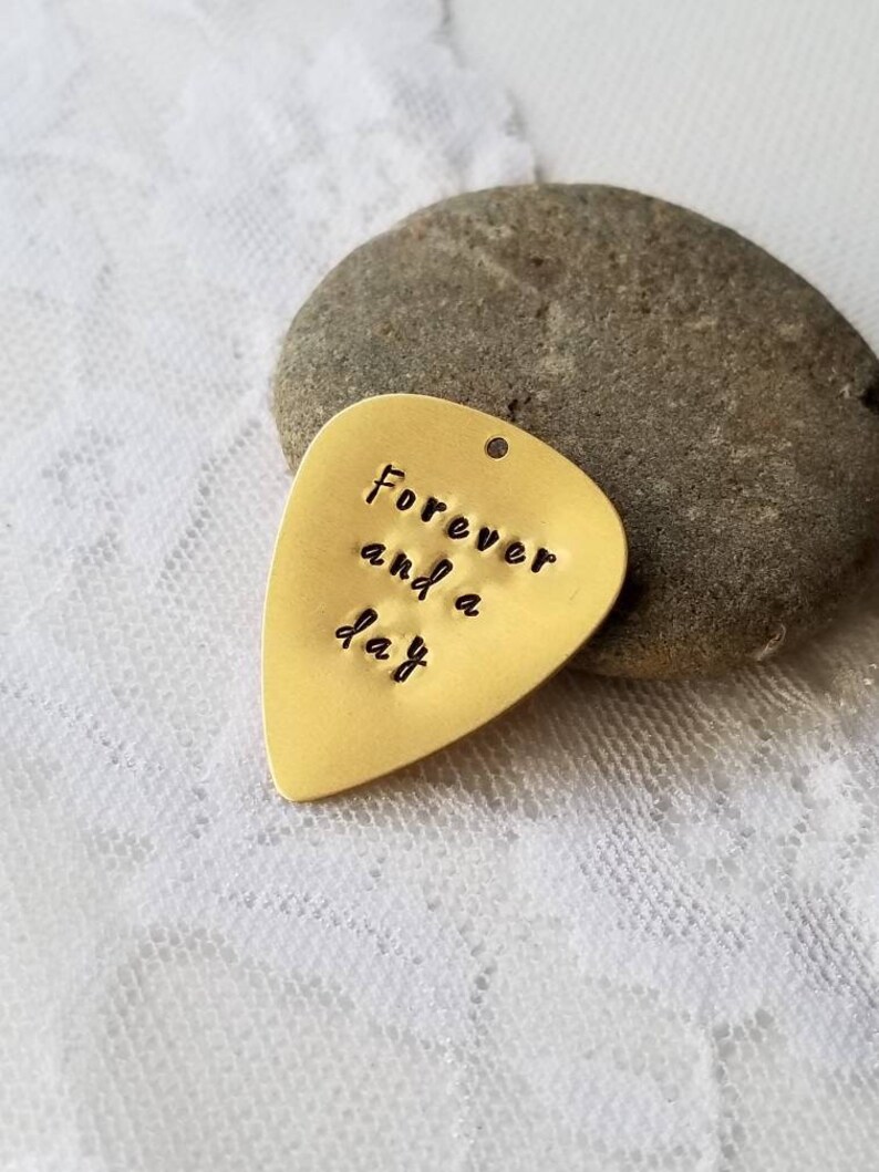 Guitar Pick, Personalized Pick, Custom Pick, Gift for Men, Gift For Dad, Customized Plectrum, Music Lover, Hand Stamped Pick, Guitarist Gift image 8