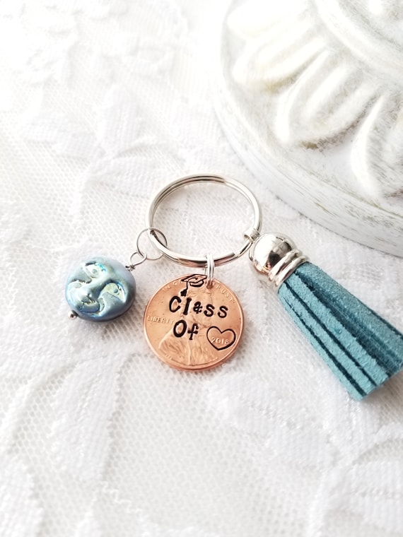 Graduation penny best sale keychain